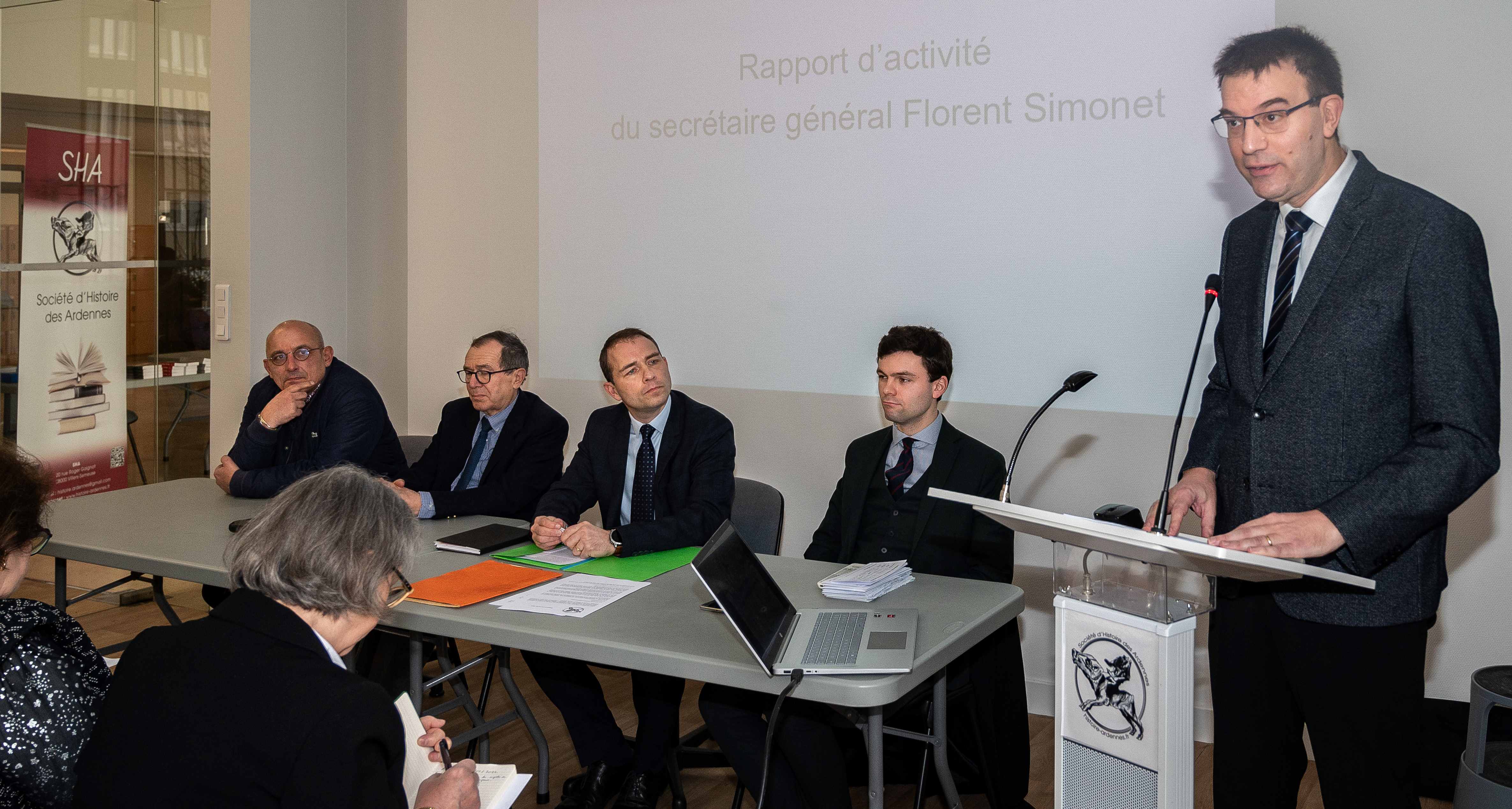 09 rapport dactivité du secrétaire général Florent Simonet